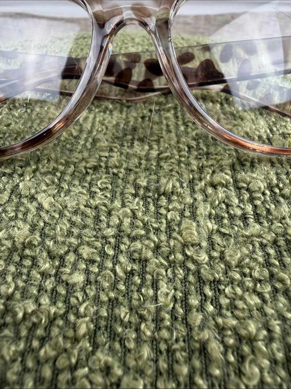 Transparent Tortoiseshell Cat-Eye Glasses - Clear Brown 90’s Y2K kitty